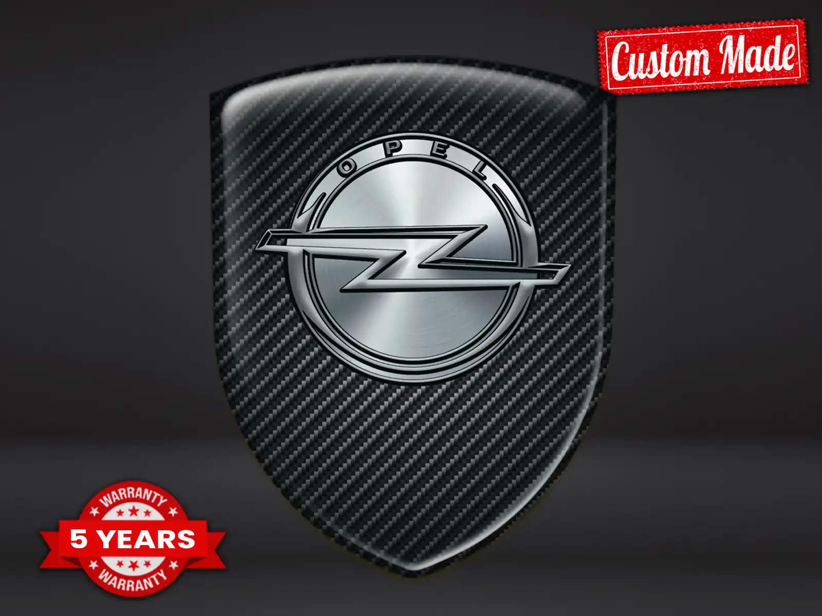 Opel Etiquetas Negocio Tuning Universal Estrella Moderna
